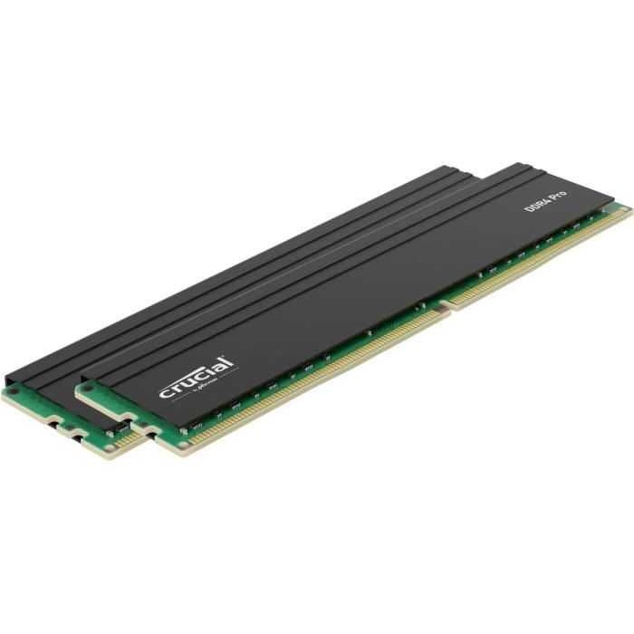 【美品】 Crucial DDR4Pro 3200 64GB (32GBx2) Memorie RAM Crucial Pro, 32GB, DDR4, 3200MHz, 2 module