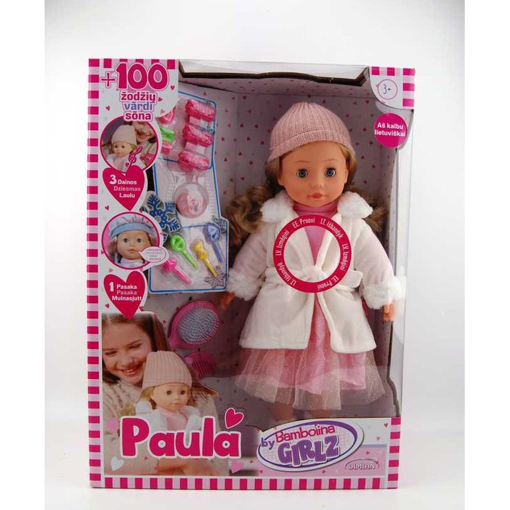 Baba, Bambolina, 50,5 cm, textil, műanyag