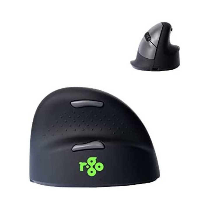 Mouse R-GO Tools, USB 2.0, Bluetooth, 2400 dpi, negru, 0.113 kg