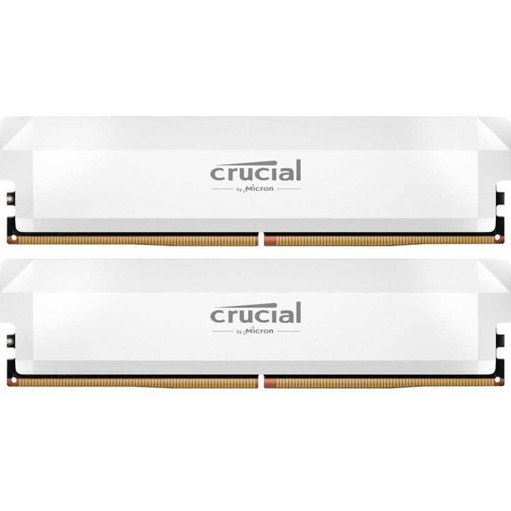 Memória RAM DDR5 Crucial 64GB 6400MHz fehér 2 darabos készlet