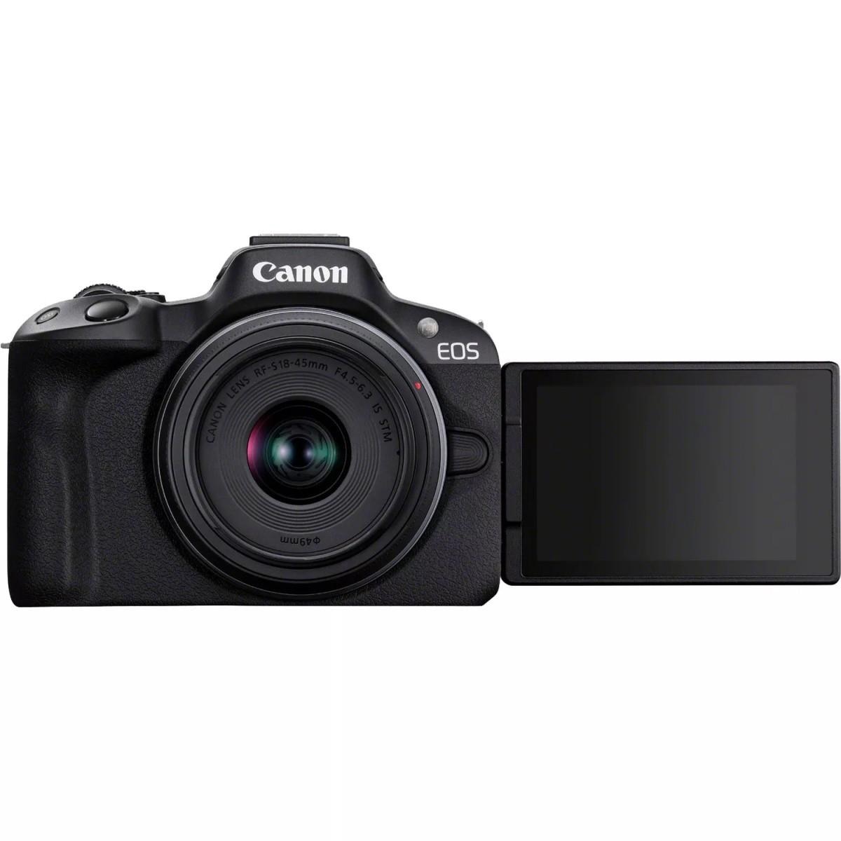 Aparat foto Mirrorless Canon EOS R50, 24.2 MP, stabilizator de