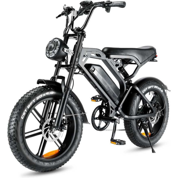 Електрически велосипед Sponge Scrambler, мотор 700W, максимална скорост 45км/ч, батерия 15ah, 48V, колела 204, двойно хидравлично окачване