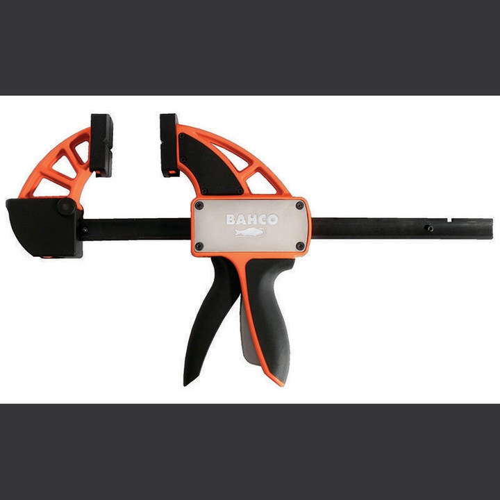 Bahco QCB 150 mm-es fogó, 200 kg teherbírás, 1250 mm hosszú, állítható, ergonomikus fogantyúval
