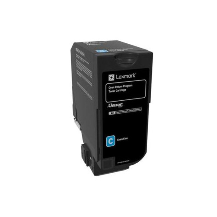 Tonere imprimante laser, Lexmark, 84C2HC0, culoare albastra, set