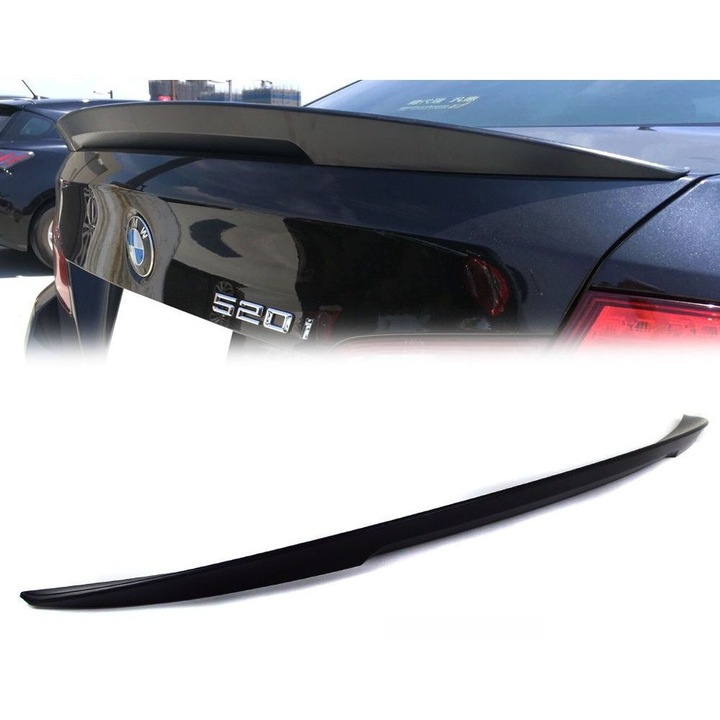 Eleron portbagaj compatibil BMW Seria 5 F10 model Performance HIGH KICK plastic negru ABS ( nevopsit ) calitate premium, potrivire perfecta