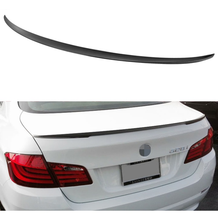 Eleron portbagaj compatibil BMW Seria 5 F10 model Performance plastic negru ABS ( nevopsit ) calitate premium, potrivire perfecta