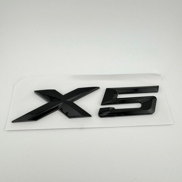 BMW X5 csomagtartó embléma, fekete
