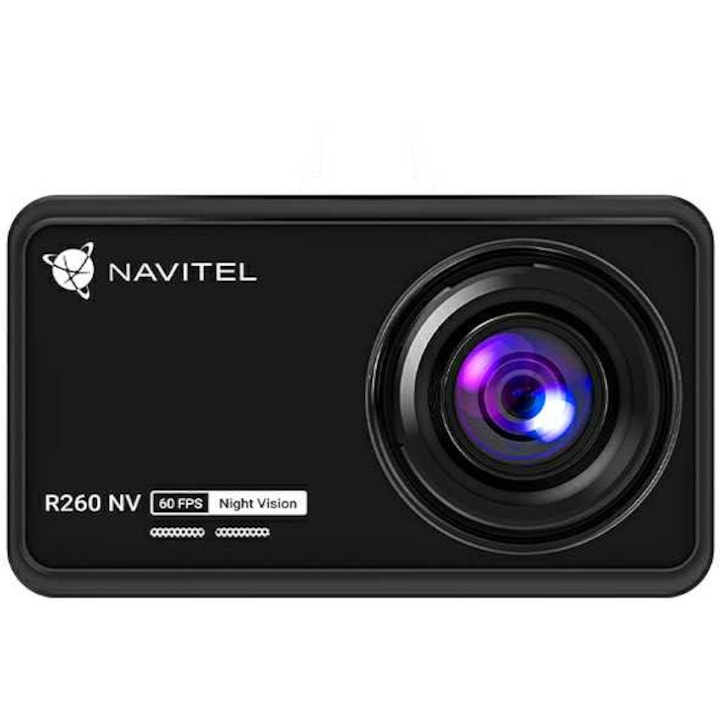 Camera auto DVR Navitel R260 NV, Full HD, 140° unghi de vizualizare, 2" display, cu camera spate