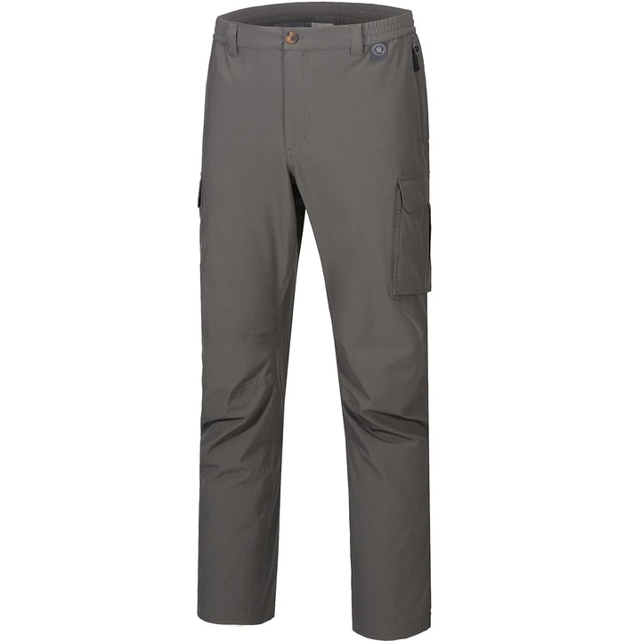 Pantaloni trekking Mapamyumco, impermeabili, gri, spandex si poliester, cu 4 buzunare, M INTL