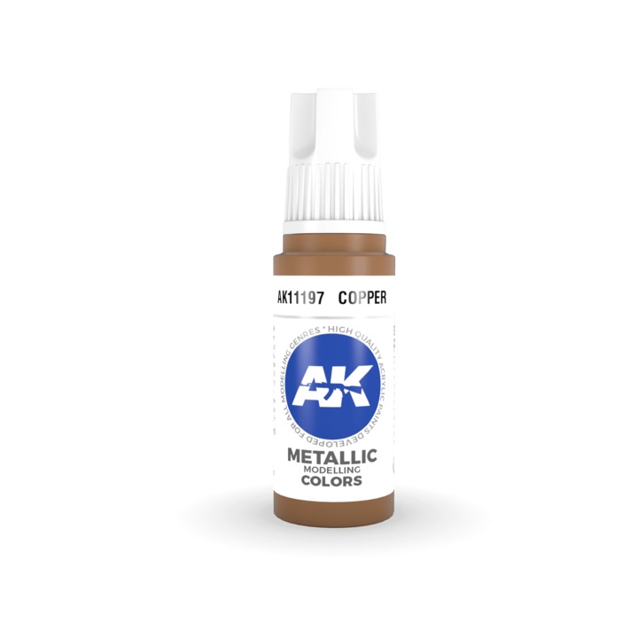 AK interaktív akrilfesték, 17 ml, réz
