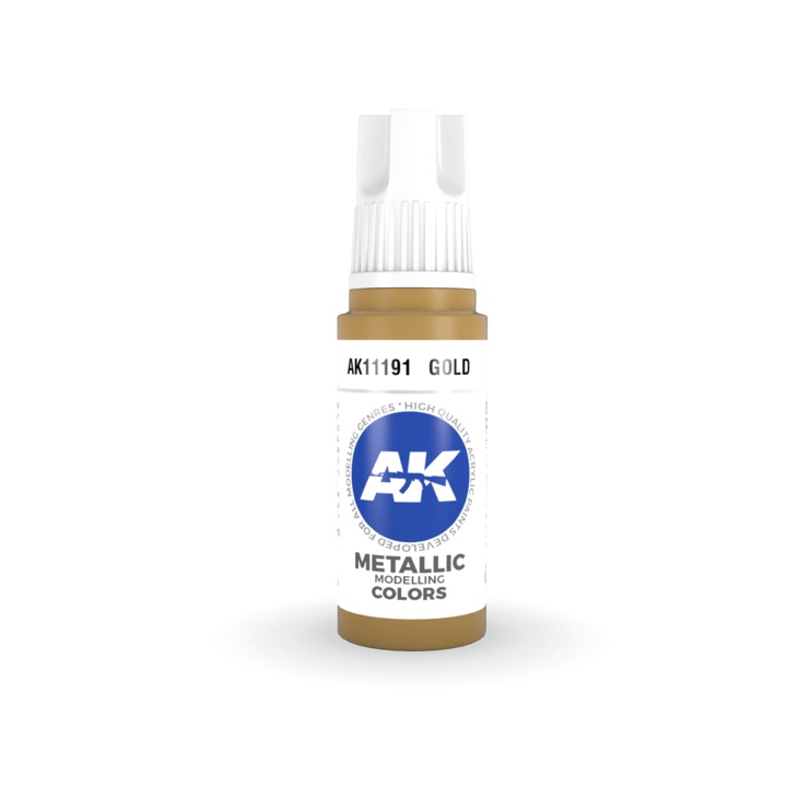 AK interaktív akrilfesték, 17 ml, arany