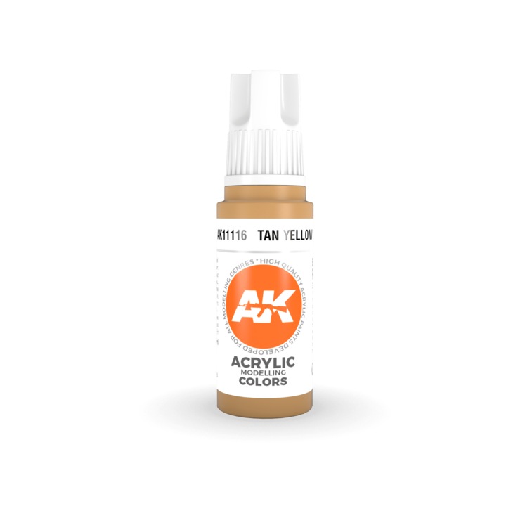 AK interaktív akrilfesték, 17 ml, sárgásbarna