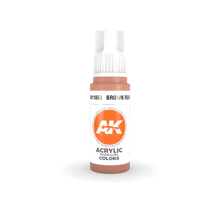 AK interaktív akrilfesték, 17 ml, barna