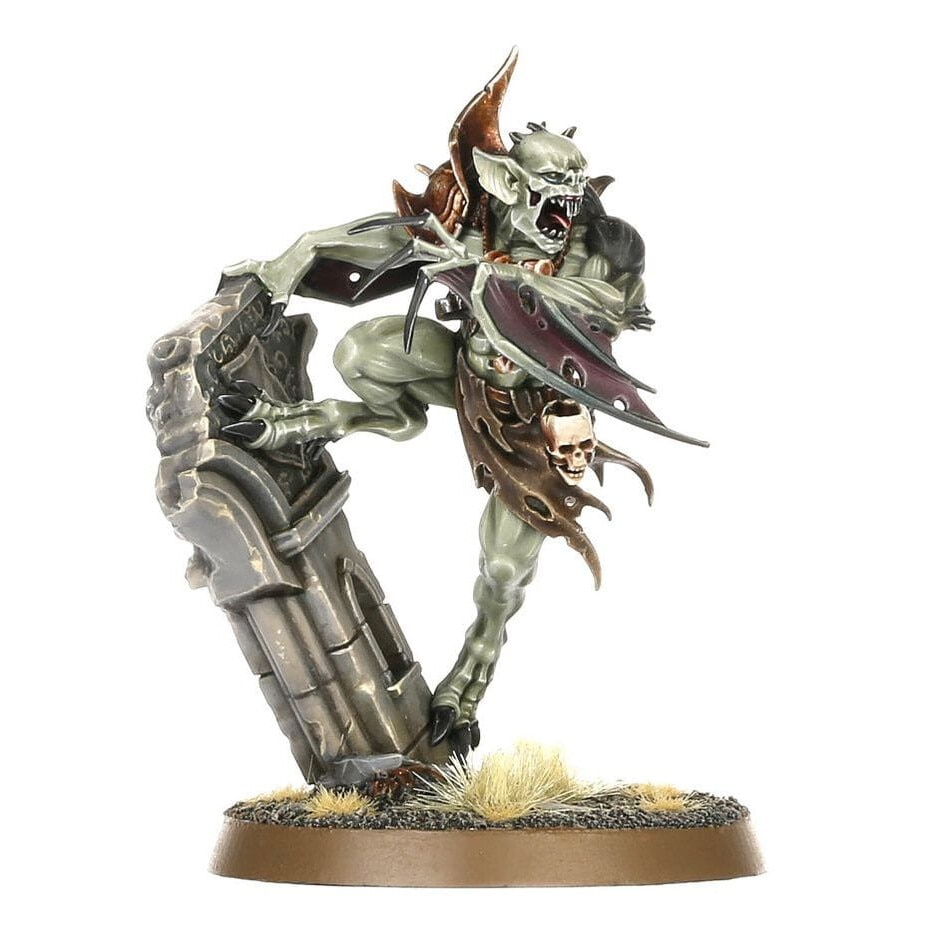 Flesh-eater Courts: Abhorrant Archregent, set 9 piese, 40mm baza
