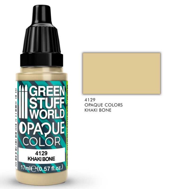 Opál modellfesték, GREEN STUFF WORLD, 17 ml, khaki
