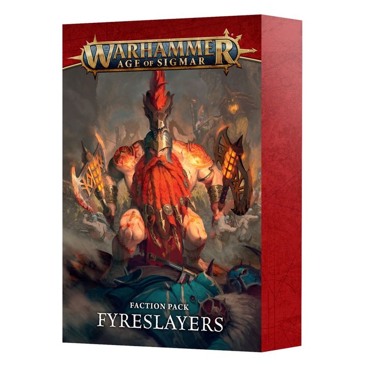 Пакет карти: Fyreslayers, Games Workshop, 31 карти, 161.5x107 мм