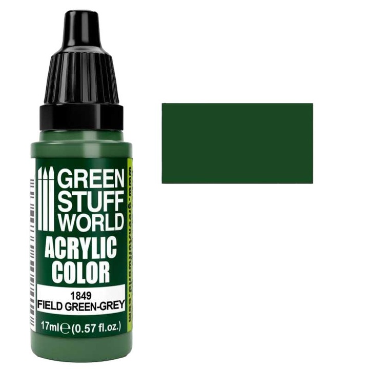 GREEN STUFF WORLD Maxx Formula akrilfesték, 17 ml, tábori zöld-szürke, 1x készlet