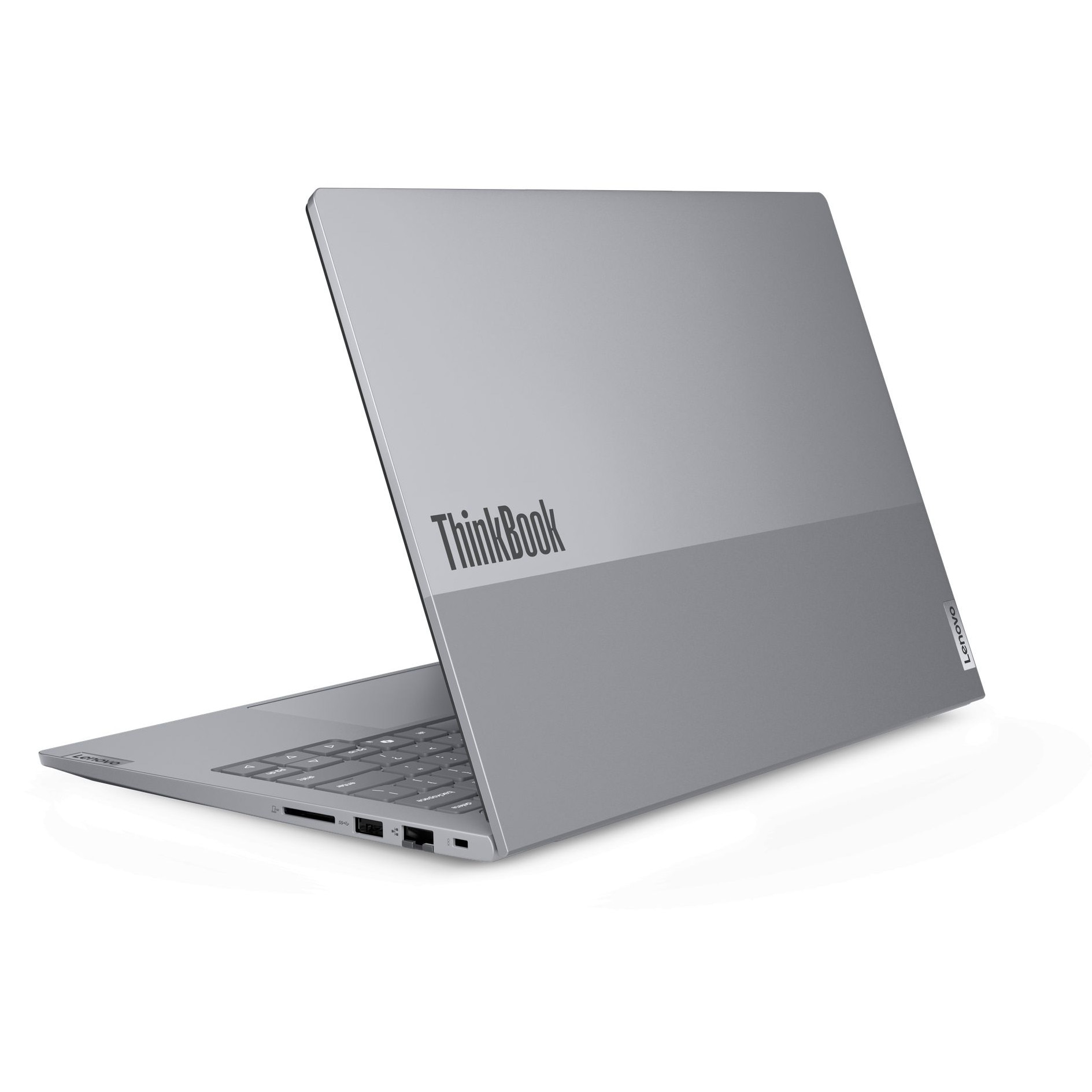 Laptop Lenovo ThinkBook 14 G8 IRL 21SG0086RI, 14 inch 1920 x 1200, Intel 210H 8 C / 12 T, 2.2 GHz - 4.8 GHz, 12 MB cache, 28 W, 8 GB DDR5, 512 GB SSD, Intel Graphics, Fara sistem de operare, Gri