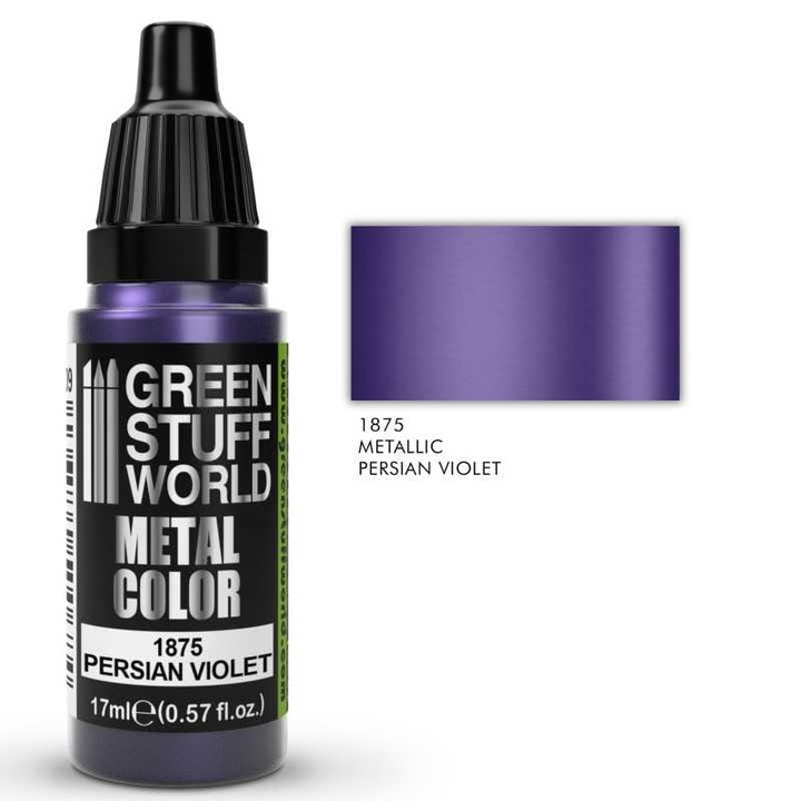 GREEN STUFF WORLD metál akrilfesték, perzsa lila, 17 ml