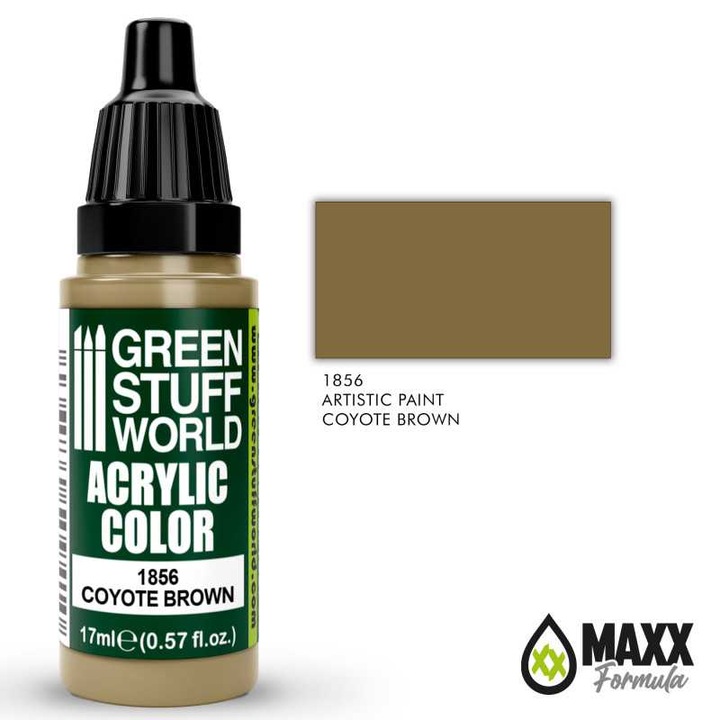 Maxx Formula akrilfesték, GREEN STUFF WORLD, barna, 17 ml