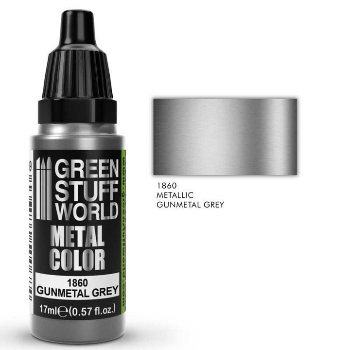 Akrilfesték, GREEN STUFF WORLD, 17 ml, szürke