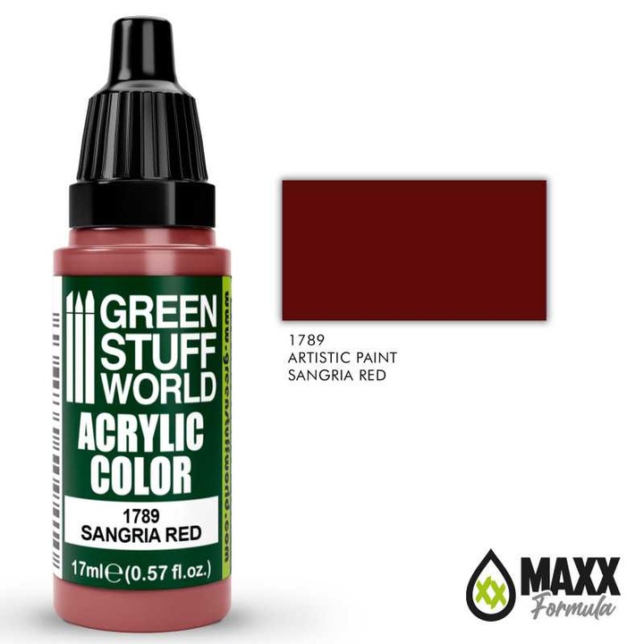 Maxx Formula akrilfesték, SANGRIA RED, 17 ml, piros