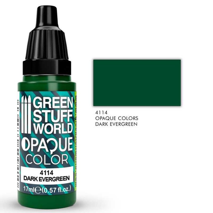 Opál modellfesték, GREEN STUFF WORLD, 17 ml, zöld