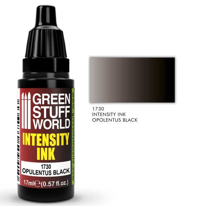 Intensity Green Stuff World tinta, Opulentus Black, 17 ml, matt felület
