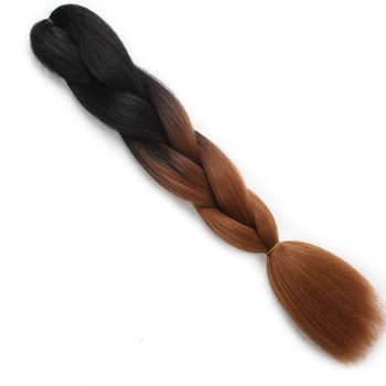 Extensie colorata de par pentru impletituri ombre negru/saten 100 g (par sintetic) Extensie colorata de par pentru impletituri ombre negru/saten 100 g (par sintetic)