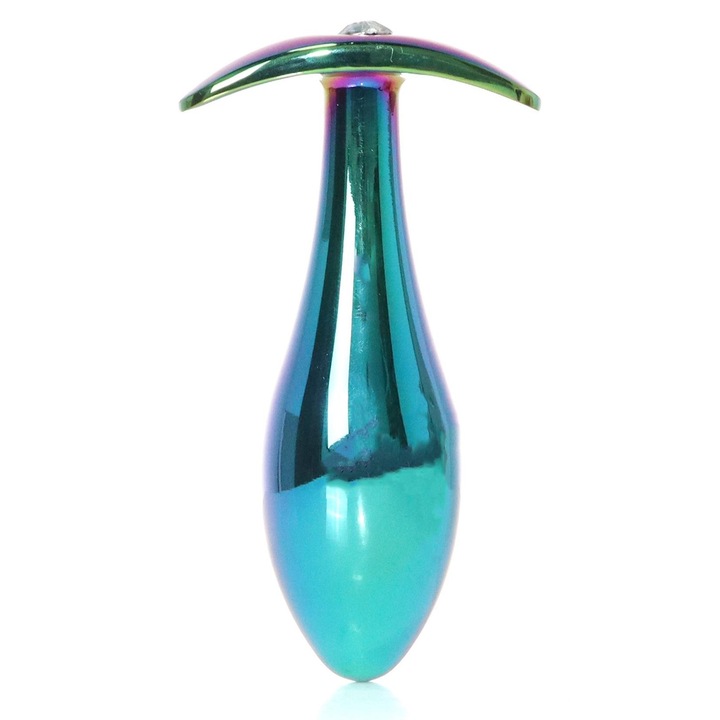 Anális dugó B - széria, 105 cm, 3,2 cm, gyémántokkal