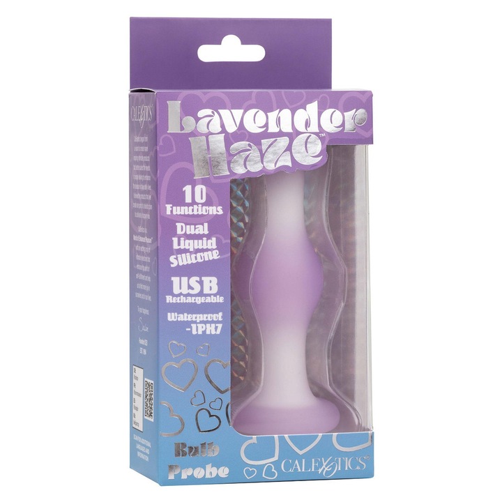 Vibrator Lavender Haze, CalExotics, 10 functii de vibratie, ergonomic, violet