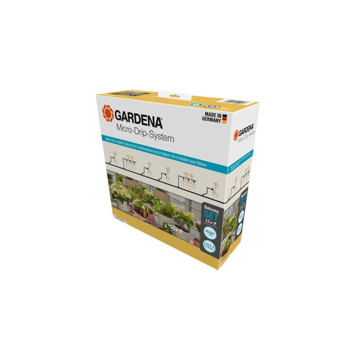 Gardena Micro-Drip öntözőkészlet 13 mm, 1/2", akár 15 növényhez