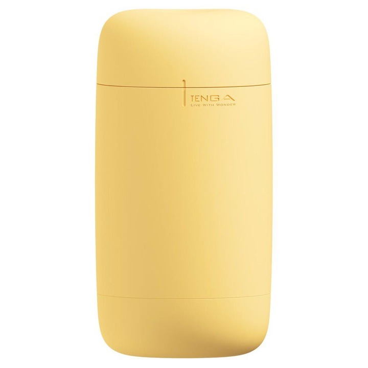 Мастурбатор Tenga Puffy, Жълт, 8.7x8.5x16.5 см