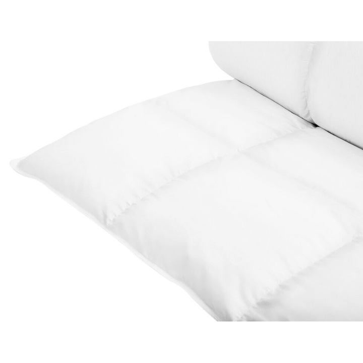 Plapuma alba din bumbac 155 x 220 cm Grossglockner