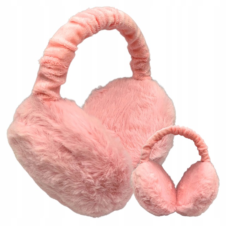 Téli Fülvédő Női, SkibiStore, Rózsaszín, Bolyhos Anyag, Könnyű