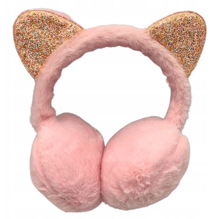 Téli sapkák macskafülekkel, SkibiStore, rózsaszín, univerzális