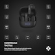 Casti Wireless Buds In-Ear Zoopie®, Casti Bluetooth 5.4, Noise Cancelling ANC, ENC cu Microfon Dual, True Wireless Headphones, Handsfree, Audio, Bass Intens, Waterproof pentru Sport, Mod Transparency & Gaming, Telefon Android & iOS, Afisaj, NEO Pro, Negru