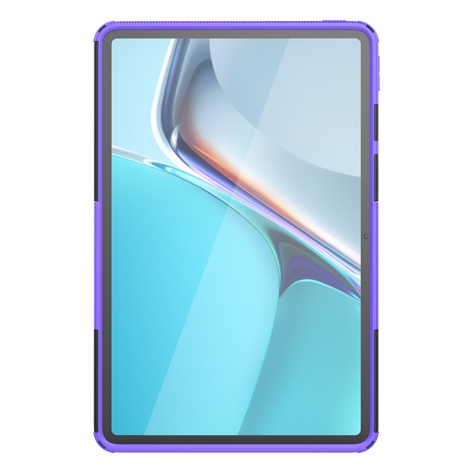 Husa tableta pentru Huawei MatePad 11, textura de cauciuc, TPU+PC, rezistenta la socuri, cu suport (Mov)