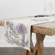 Napron de masa bumbac, Lavander, 45x140 cm