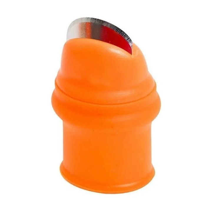 Cutit pentru deget din silicon, protectie pentru degete, multifunctional, Gonga® Portocaliu