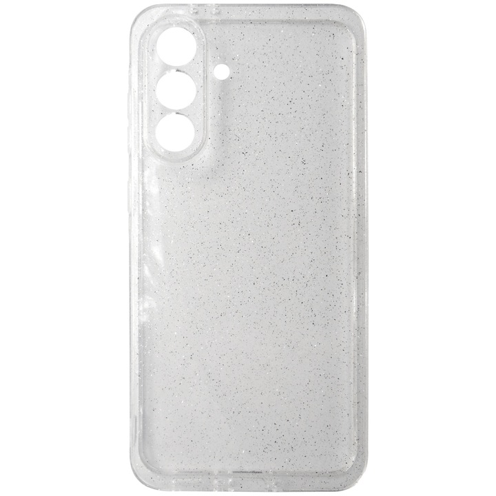 Husa silicon transparenta cu sclipici pentru Samsung Galaxy A56 5G