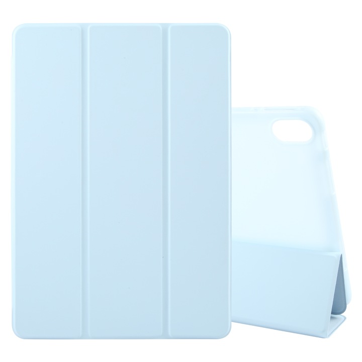 Husa tableta pentru Huawei MatePad 2023 / Air 11.5, piele, tip carte cu 3 plieri, inchidere magnetica, albastru inchis