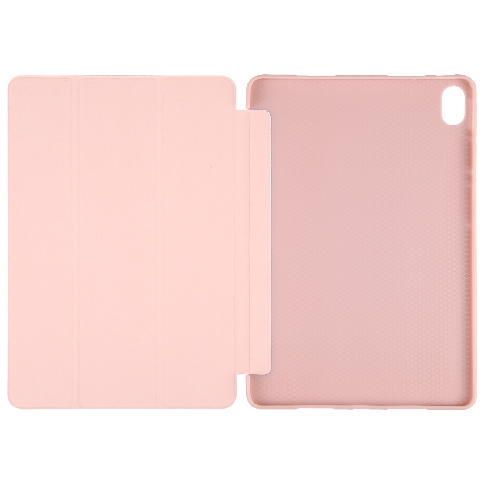 Husa tableta pentru Huawei MatePad 2023 / Air 11.5, piele, tip carte cu 3 plieri, roz aurie