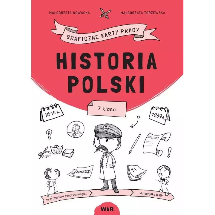 Manual de istorie pentru clasa 7, WIR, 58 de carti de lucru, raspunsuri, multicolor