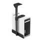 Suport unitate PC, SINBINTA, Suport pentru carcasa computerului Desk Mount, Prindere de perete/Sub blat birou, Pana la 25 kg, Inaltime reglabila, Usor de instalat, Metal, Latime unitate 130-215mm, Negru