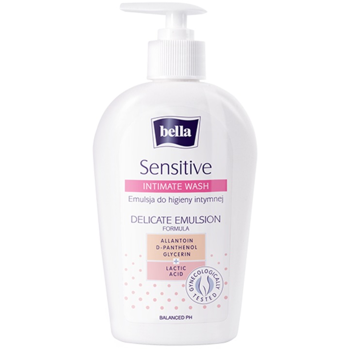 Sapun lichid pentru igiena intima, Bella Sensitive, 300 ml
