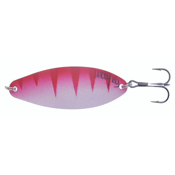 Oscilanta Madey Snajper 7cm, 12gr, culoarea Red Tiger, pentru pescuitul la stiuca, salau, somn