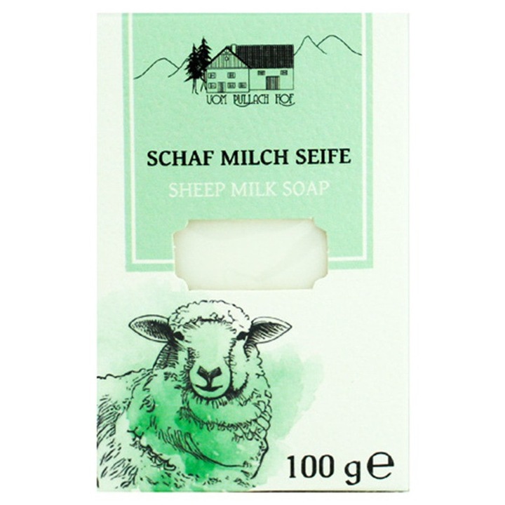 Твърд сапун с овче мляко, Vom Pullach Hof, 100 г