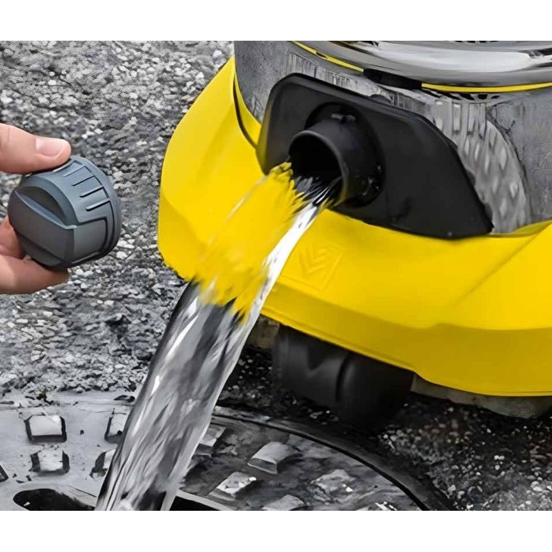 Aspirator 3 in 1 Stark`s Professional, Umed si Uscat, 30L, 1500W, Functia de Suflare, Cablu Alimentare 4, 5 m, Argintiu/Negru
