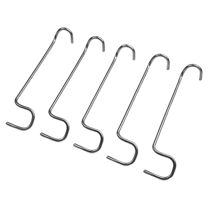 Set 5 Fixator / Indreptare si orizontalizarea lastarilor si a ramurilor la pomi fructiferi, metalice, reutilizabile, lungime 16CM, Nafpro